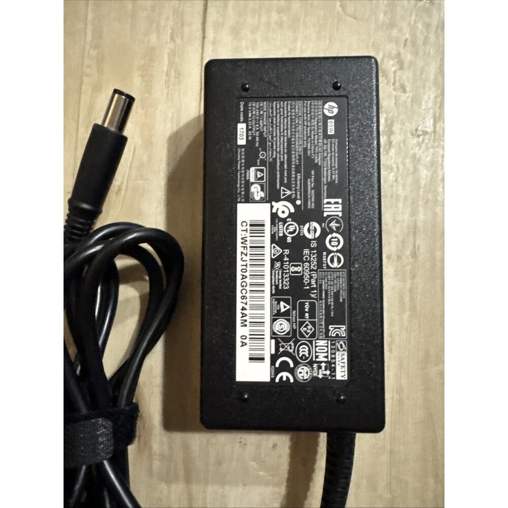 HP OEM 65W 19.5V 3.33A Laptop Charger AC Power Adapter 751789-001 TPC-LA58